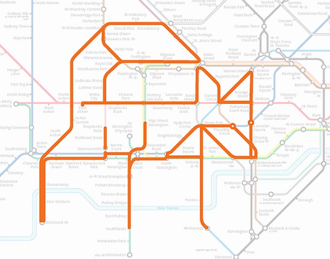 Animals of London Underground Amusing